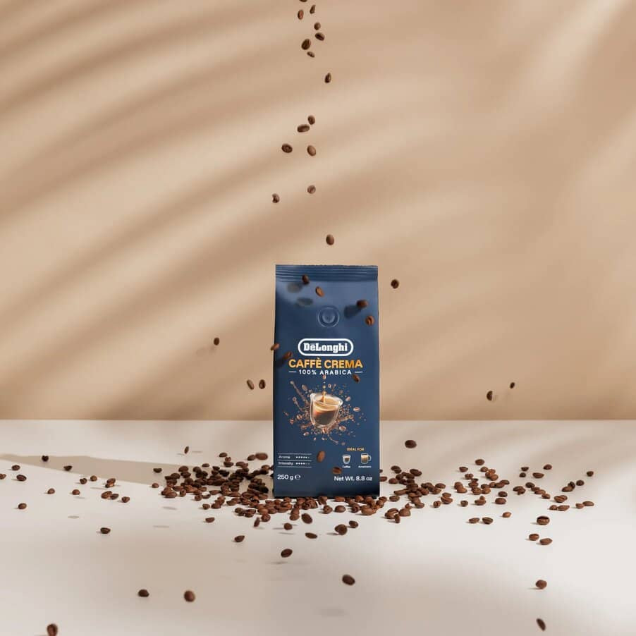 Caffè Crema 100% Arabica 250g DeLonghi Coffee Beans
