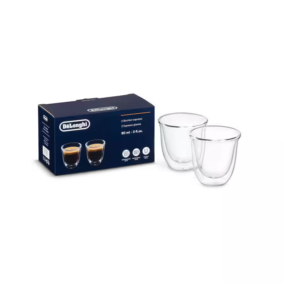DeLonghi Double wall espresso glasses (DLSC310)