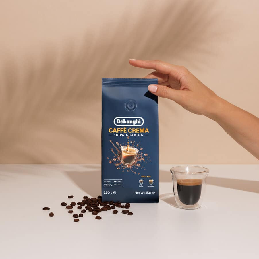 Caffè Crema 100% Arabica 250g DeLonghi Coffee Beans