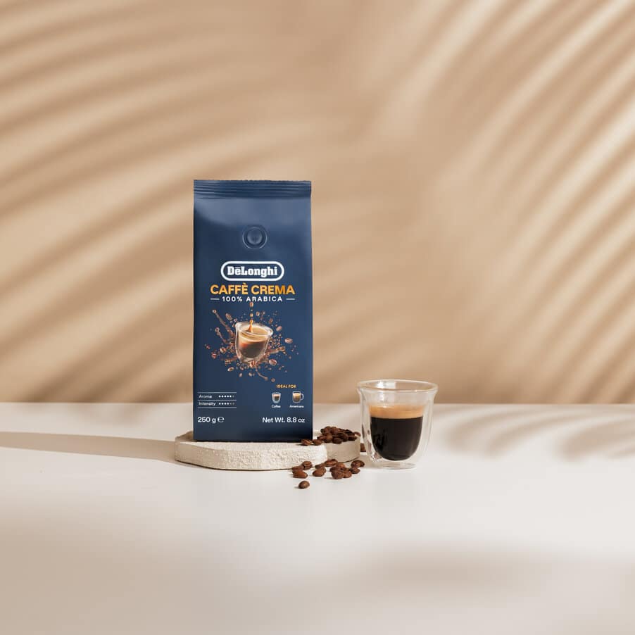Caffè Crema 100% Arabica 250g DeLonghi Coffee Beans