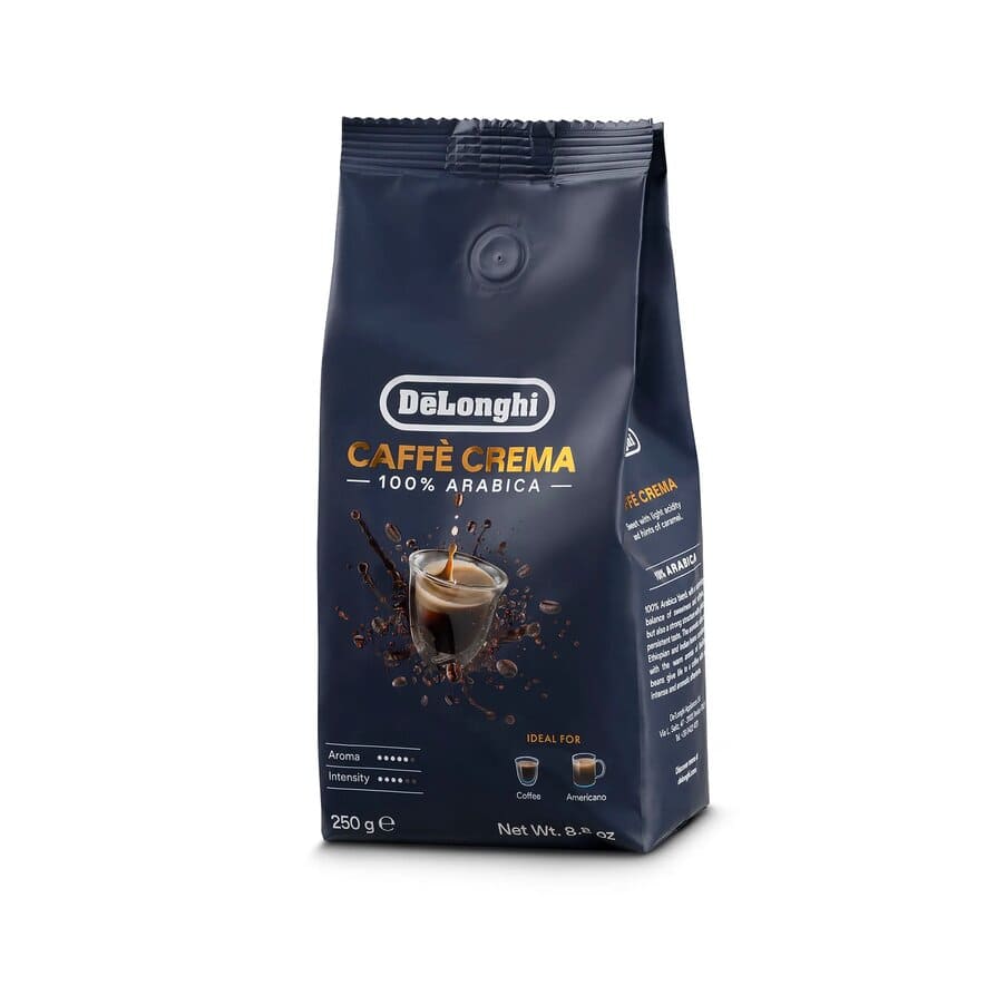 Caffè Crema 100% Arabica 250g DeLonghi Coffee Beans
