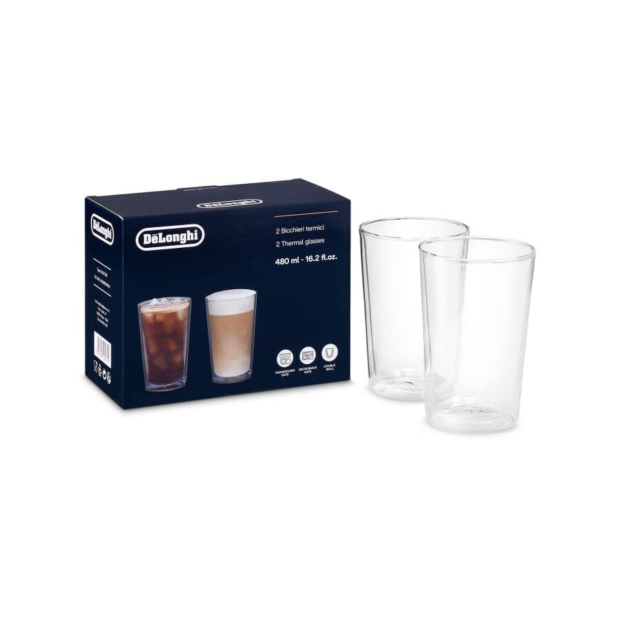 Delonghi Double wall thermal glasses, 480 ml, DLSC319