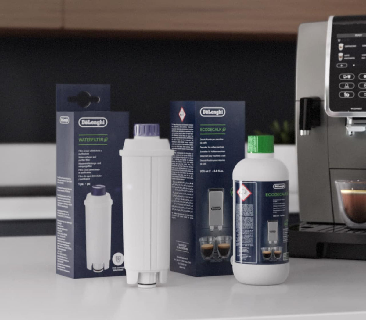 DeLonghi Coffee Machine EcoDecalk (DLSC500)

DeLonghi Coffee Machine Water Filter (DLSC002)