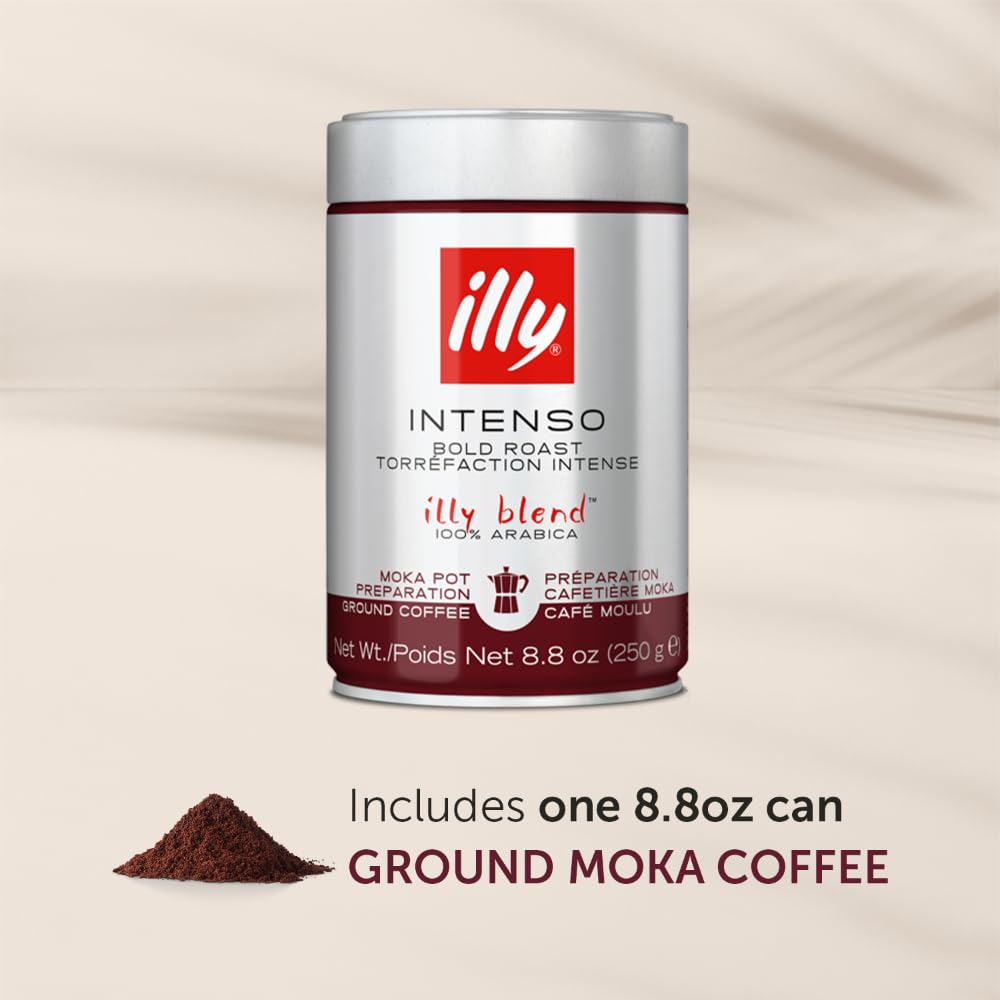 Illy Intenso Ground Espresso Coffee 250g