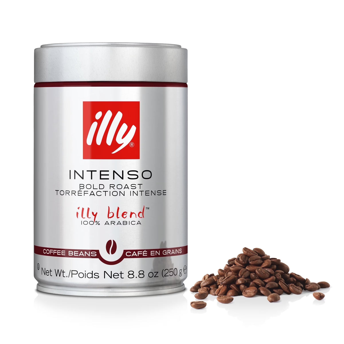 illy Intenso Whole Bean Coffee - Dark Roast (250g)